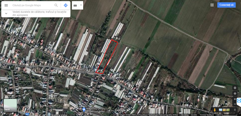 Vidra, teren intravilan 4.800 mp (sau 1.200 mp),